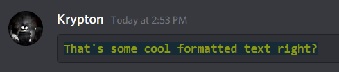 Background and text color result
